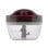 JATA AC57E Hachoir Manuel Noir, Transparent, Acier Inoxydable, 300ml
