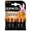 Batería Duracell Plus AA Alcalina 1,5V Pack 4 piezas Negro Oro
