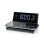 Nedis WCACQ20BK Digitaler Wecker mit Qi-Ladestation 15W, Dual-Alarm, USB-A, LCD, Schwarz