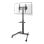 Support de télévision Nedis TVSM5100BK Hauteur Réglable Compatible jusqu'à 55 pouces avec Roues