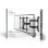 Soporte de pared TV Nedis TVWM6550BK 37-80" giro 180° inclinación 15° carga 50kg negro