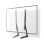 Support de Bureau Universel Nedis TVSM1050BK Écran Plat Ajustable 13" à 70"
