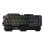 Clavier Vivanco 60432 Alámbrico USB QWERTY rétroéclairé LED RGB Noir