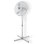 Ventilador HJM VP40 Blanco 50W Piso Botones Corriente alterna