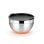 Bol Efficient BRA A273020 3,2L Acero Inoxidable 20cm Antibacteriano Naranja
