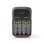 Ladegerät für Batterien Nedis BACH07 Universal NiMH/NiCd AA AAA 9V Entladen und Schnellladen