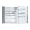 Frigorífico Bosch Combi Libre Instalación 203cm 438L D Inox Antihuellas Zona Fresca