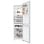 Frigorífico Haier 2 Portas 200cm 403L D Branco No Frost Multi Airflow Zona Fresca Vidro