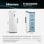 Congelador Hisense FT3K310SEWE 312L Bottom Vent Door 90º Kitchen Fit No Frost E Blanco
