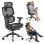 Silla de Oficina SENSE7 Nobu Soporte Lumbar Innovador Reposabrazos 3D Malla Transpirable Dark Gray