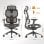 Silla de Oficina SENSE7 Nobu Soporte Lumbar Innovador Reposabrazos 3D Malla Transpirable Dark Gray