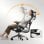 Silla de Oficina SENSE7 Nobu Soporte Lumbar Innovador Reposabrazos 3D Malla Transpirable Dark Gray