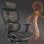Silla de Oficina SENSE7 Nobu Soporte Lumbar Innovador Reposabrazos 3D Malla Transpirable Dark Gray