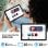 Pritom Touch 10" Tablet 4GB+4GB Boost/64GB con custodia 6000mAh WiFi 6 Android 15 Grigio