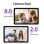 Pritom Touch 10" Tablet 4GB+4GB Boost/64GB con custodia 6000mAh WiFi 6 Android 15 Grigio