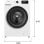 Lavadora Edesa EWF-8402 WH 8kg Carga Frontal 1400rpm 16 Programas A Blanca