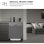 Máquina de lavar loiça de encastrar em aço inoxidável LG DB243TX QuadWash EasyRack Wi-Fi 14L
