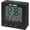 Sveglia Elbe RD-005-N con display LCD da 2,55", termometro, doppio allarme, snooze, nera