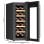 Enfriador de vino Cecotec 1270 termoeléctrico 12 botellas control táctil acero