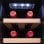 Enfriador de vino Cecotec 1270 termoeléctrico 12 botellas control táctil acero