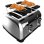 Tostador vertical Cecotec 04828 1700 W 4 rebanadas acero inoxidable