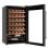 Bolero GrandSommelier 34030 Inox Vinoteca 34 Bouteilles avec Système Compresseur