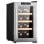 Adega Termoelétrica Cecotec 02708 8 Garrafas Frio Silencioso LED Stainless Steel