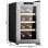 Weinkühlschrank Cecotec 02708 8 Flaschen Edelstahl Touchpanel Silent Betrieb