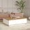 Mesa de centro Catalina diseño moderno, aglomerado 18mm, 2 puertas abatibles blanco/madera