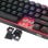 Redragon K616-RGB FIZZ PRO Teclado Mecânico RGB 60% Sem Fios Bluetooth/RF 2.4GHz 61 Teclas ABS RED