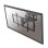 Soporte de pared TV Neomounts LFD-W8000 hasta 100" Inclinable Giratorio Acero Negro 80kg