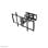 Soporte de pared TV Neomounts LFD-W8000 hasta 100" Inclinable Giratorio Acero Negro 80kg