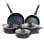 Batería de Cocina Klack Set 3 Ollas con Tapa y 2 Sartenes Antiadherentes Inducción