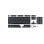 Keycap ASUS ROG RX PBT Set Negro 250g perfil medio máxima durabilidad compatibilidad RX Switch