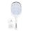 Raqueta Matainsectos InnovaGoods Elecfly Recargable 3000V Luz UV LED 2 en 1 Blanco