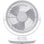 Ventilador Xiaomi Circulación Aire Escritorio Smart EU 100 Niveles, 28,4 dB, USB-C, 10m Alcance