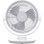 Ventoinha de Sobremesa Xiaomi Smart Desktop Air Circulation Fan 18W 100 Velocidades Silenciosa Wi-Fi