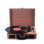 Prixton Mala Gira-Discos Bluetooth 2x5W com Conversor WAV, USB, SD, Rádio FM, 33/45/78 RPM