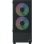 AeroCool B508A Semitorre ATX com Lateral Vidro Temperado e 5x Ventoinhas ARGB Preta