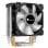 Jonsbo CR-1200 Cooler de CPU 92mm LED RGB com 2 Heatpipes para Intel/AMD Preto