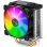 Jonsbo CR-1200 Cooler de CPU 92mm LED RGB com 2 Heatpipes para Intel/AMD Preto