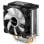 Jonsbo CR-1200 Cooler de CPU 92mm LED RGB com 2 Heatpipes para Intel/AMD Preto