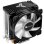 Jonsbo CR-1200 Cooler de CPU 92mm LED RGB com 2 Heatpipes para Intel/AMD Preto
