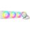 Refrigeración líquida ARCTIC Liquid Freezer III Pro 360 A-RGB 3x12cm Blanco Multicolor PWM