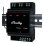 Relé inteligente Shelly Wave PRO 3 preto 3 canais com montagem em trilho DIN