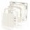 Shelly BLU Wall Switch 4 Marfim Botões Bluetooth Bateria CR2032 3V