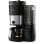 Cafetera de filtro Philips HD7900 1,25L 10 tazas con molinillo integrado LED Black Silver