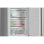 Siemens KG39N2IAG Combinado 203cm 260L A Aço Polido No Frost Zona Fresh