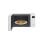 Microondas LG MS23NECBW 23 Litros 1000W con Grill Convección Rotisserie LED