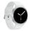 Samsung Galaxy Watch8 Bluetooth GPS NFC 40mm Super AMOLED Prata Correa Branca M Resistente à Água 5ATM+IP68